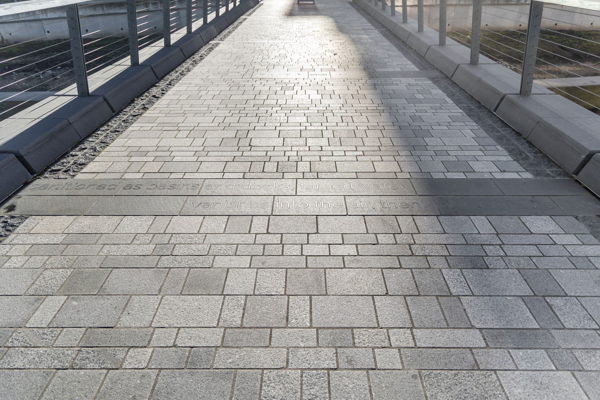 Chelsea waterfront granite bridge