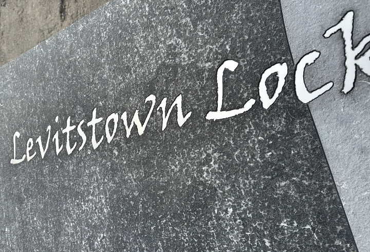 Stainless steel in stone